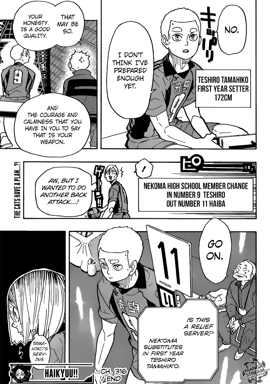 Haikyuu!!, Chapter 316 image 19